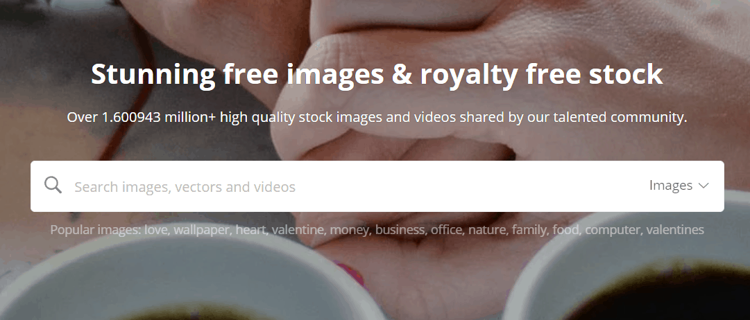 Pixabay, a free image downloader