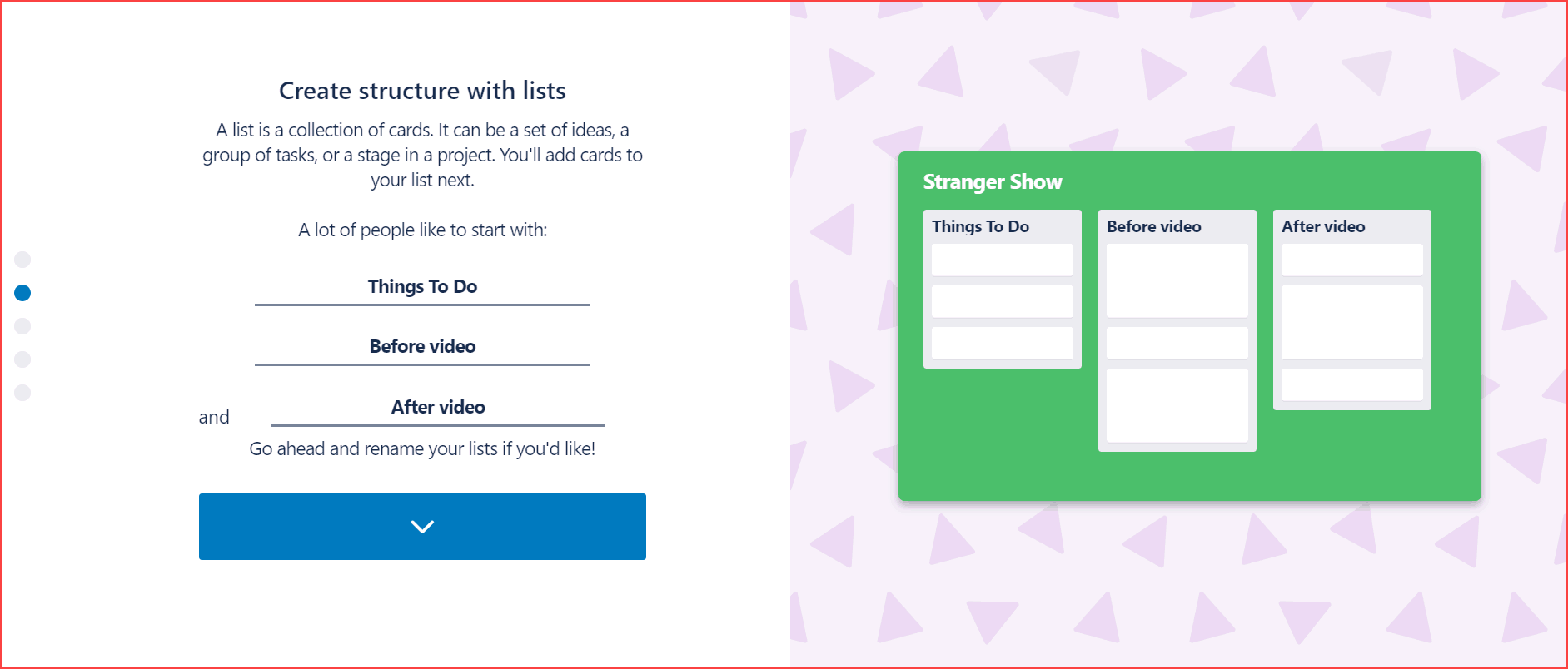 Create Structure list