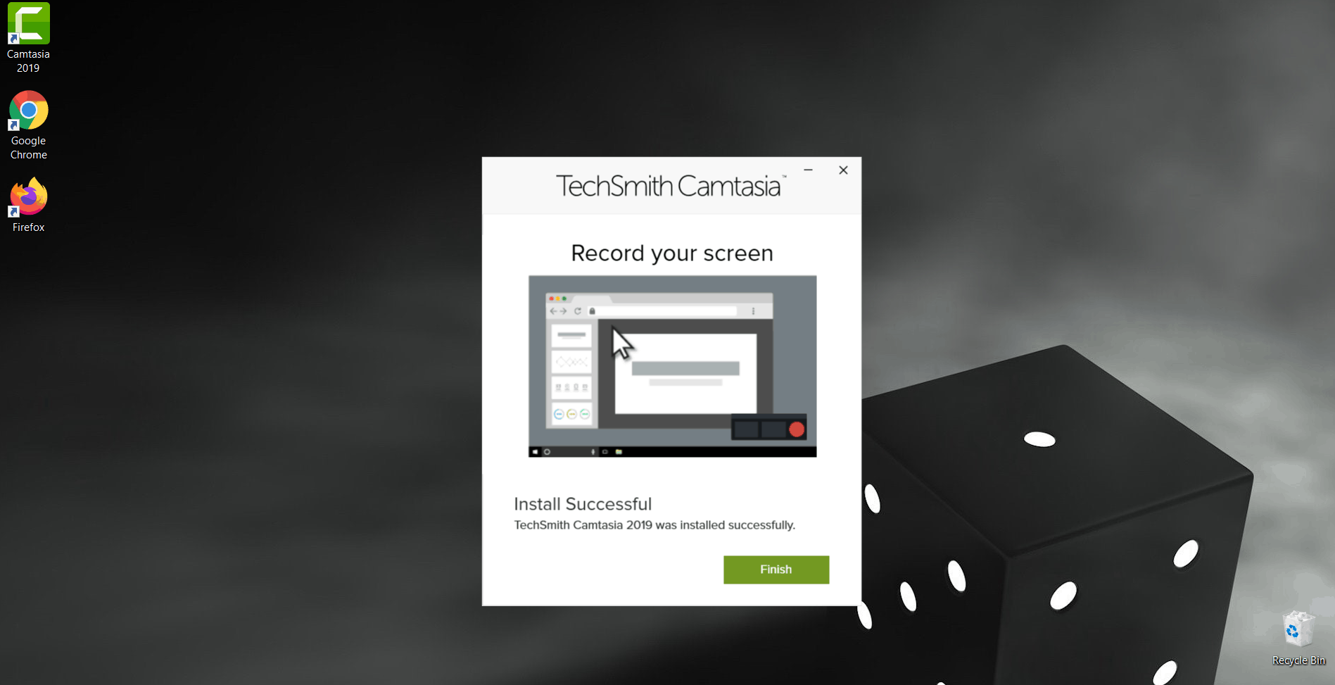Techsmith Installed Successfully
