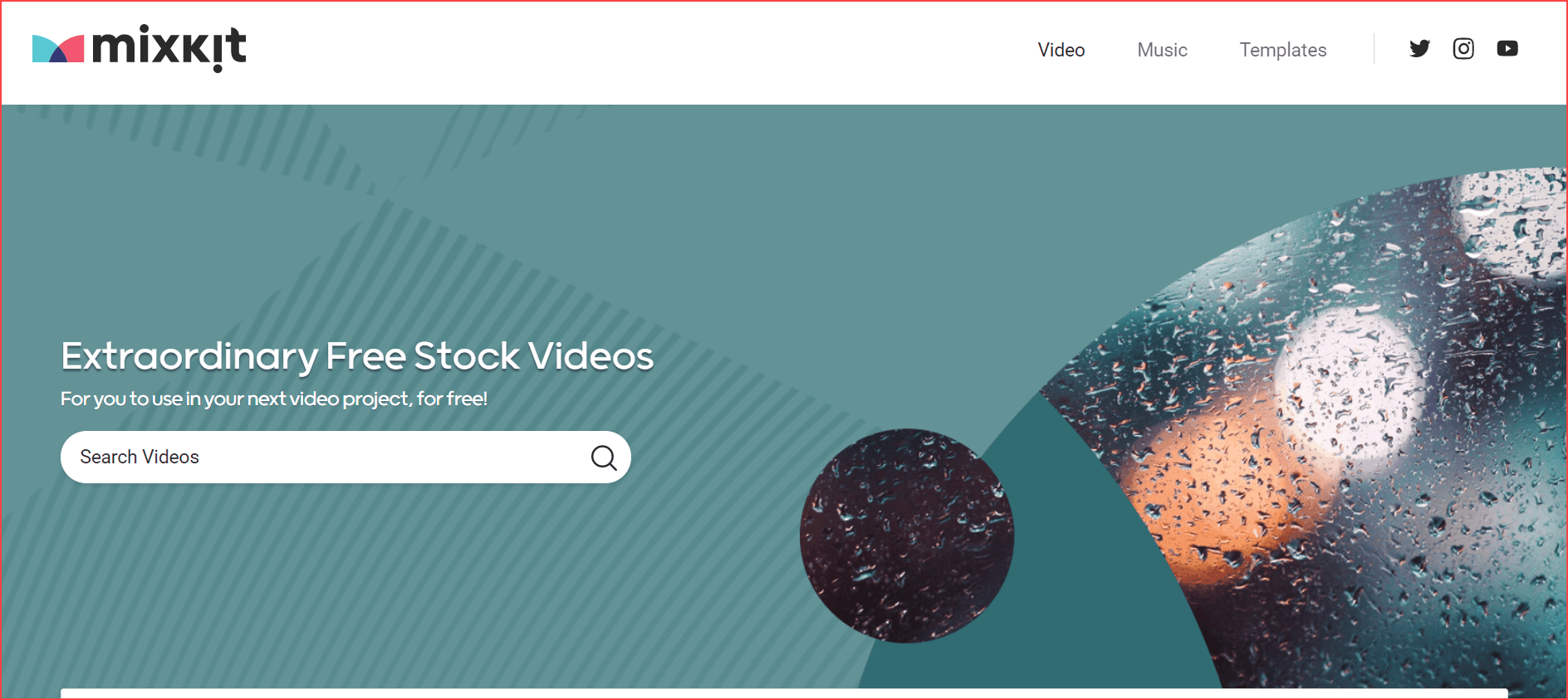 Mixkit freestock video tools