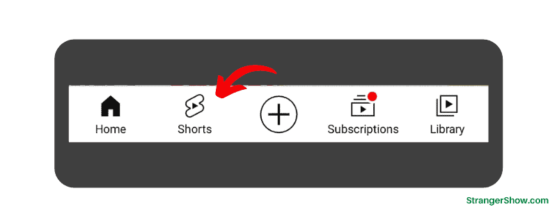 YouTube Shorts icon on mobile app