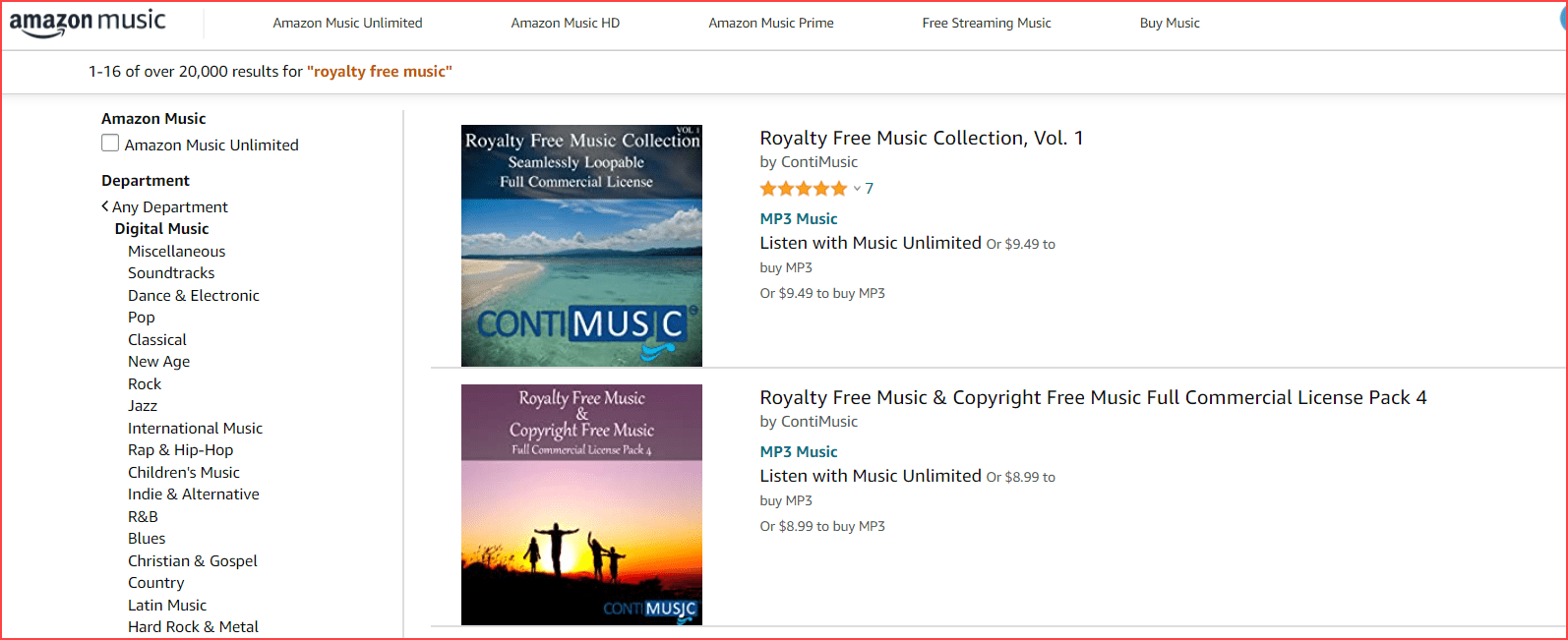 Amazon Music Library
