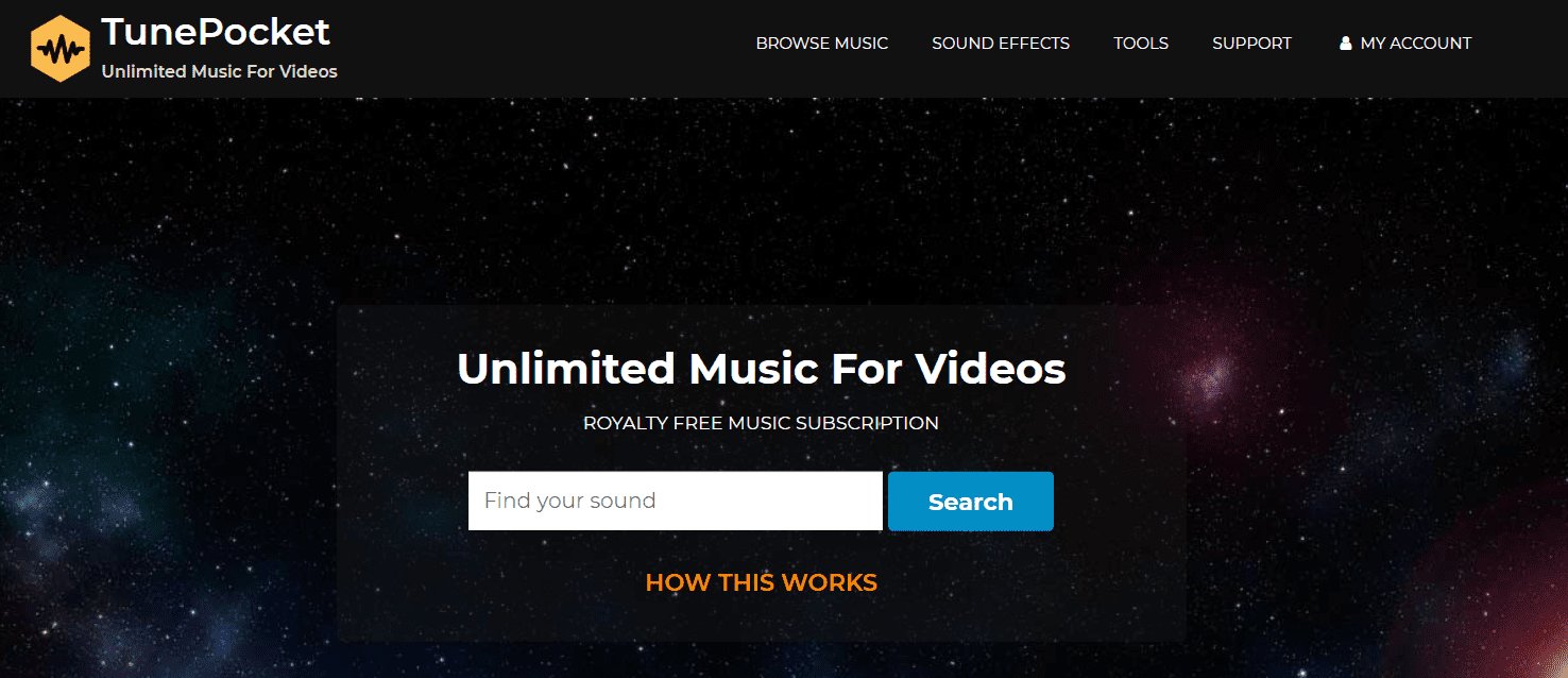 TunePocket Royalty Free Music for YouTube videos