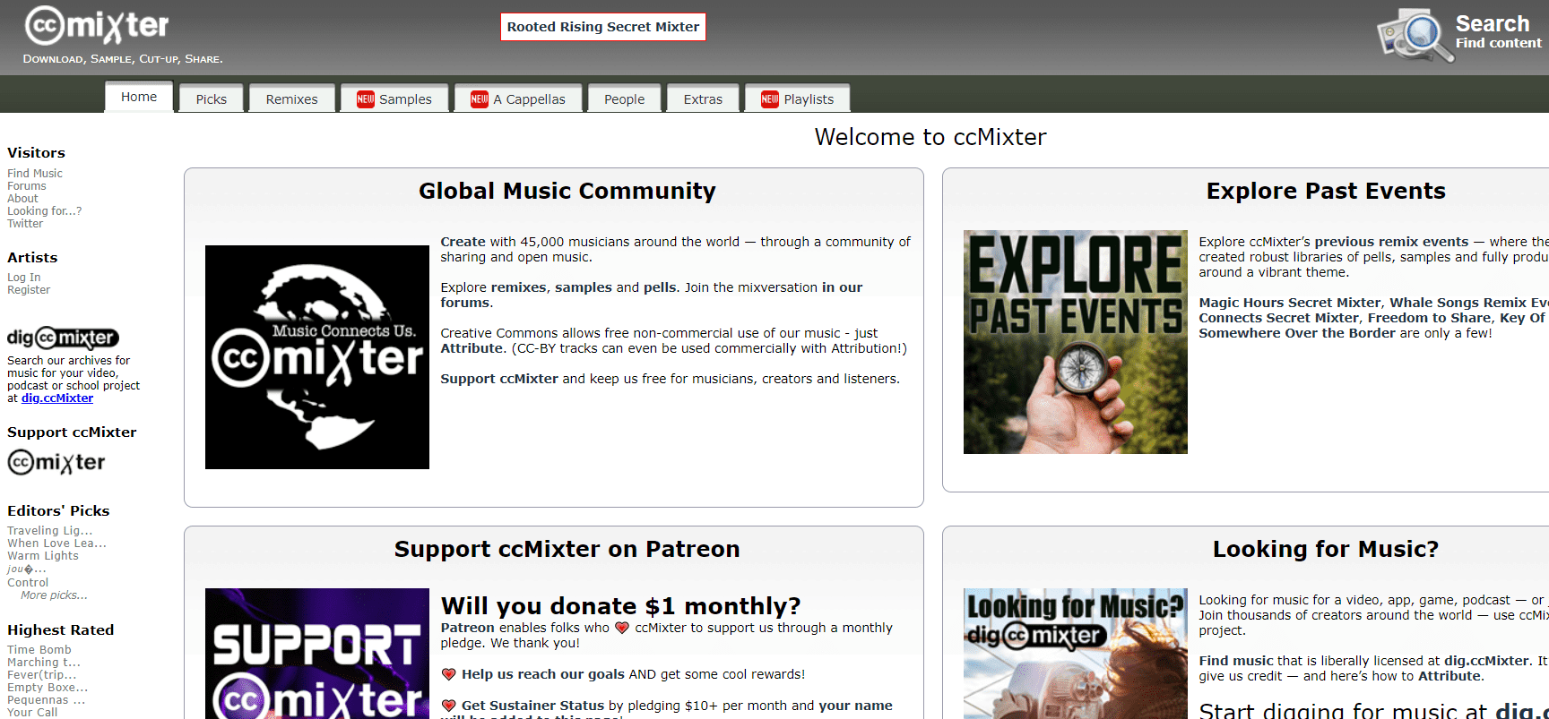 ccMixter Download Free Music