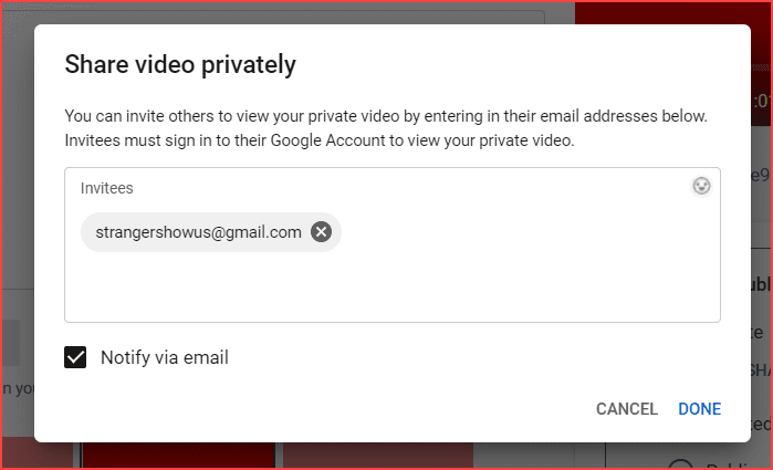 How to view on sale private videos youtube