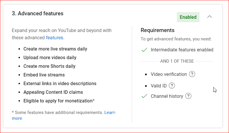 Eligible Requirements for YouTube Community Post