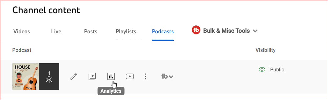 Move to Podcast Analytics