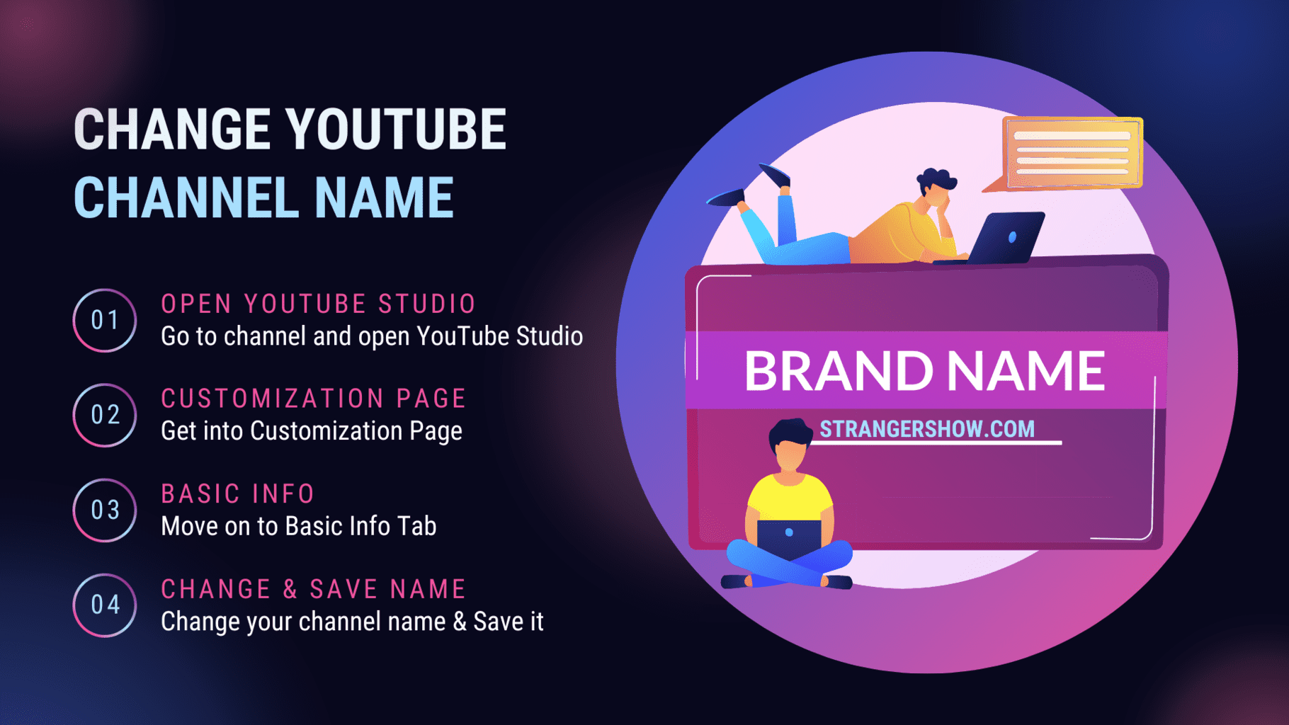 How to change your YouTube channel name