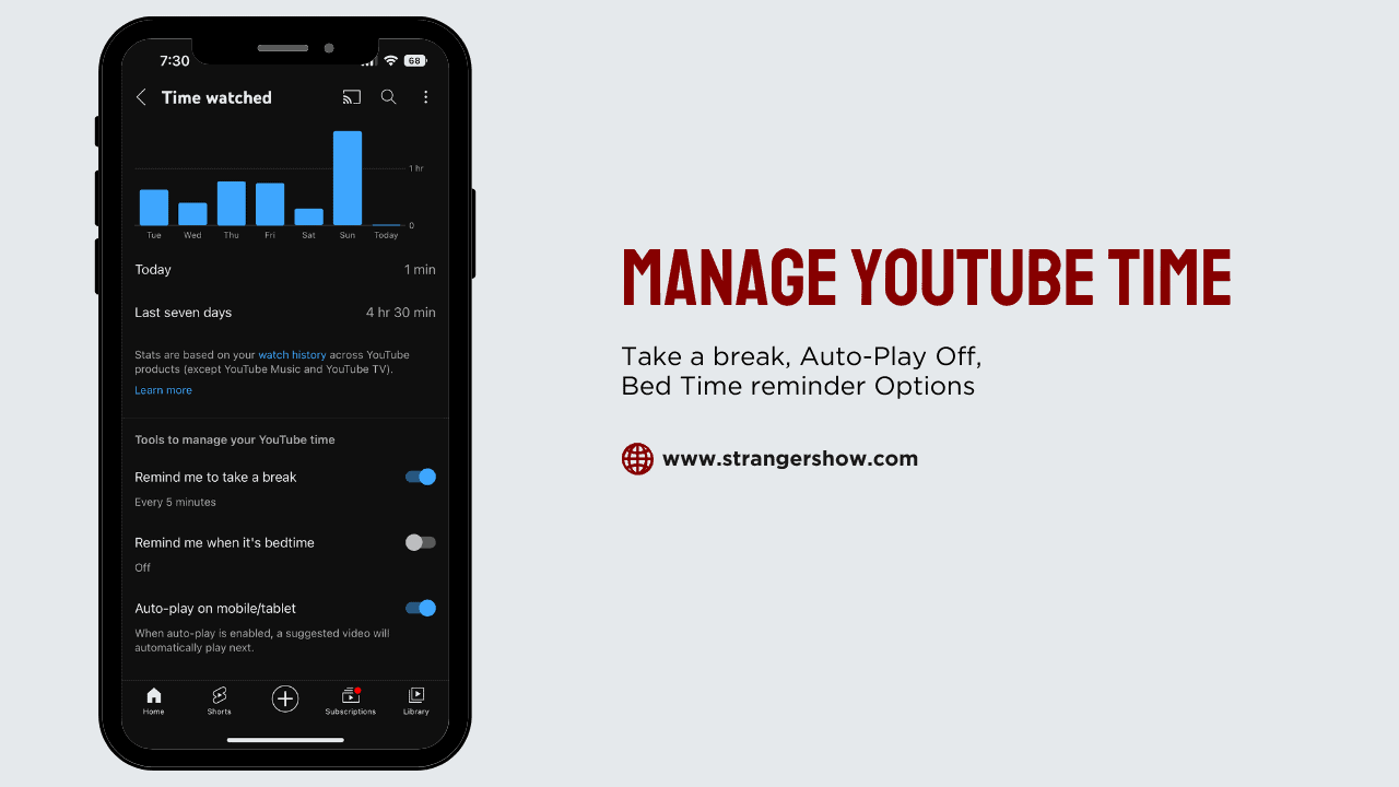 Manage your YouTube Time