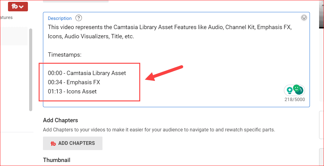 How To Add Timestamps To Your  Videos