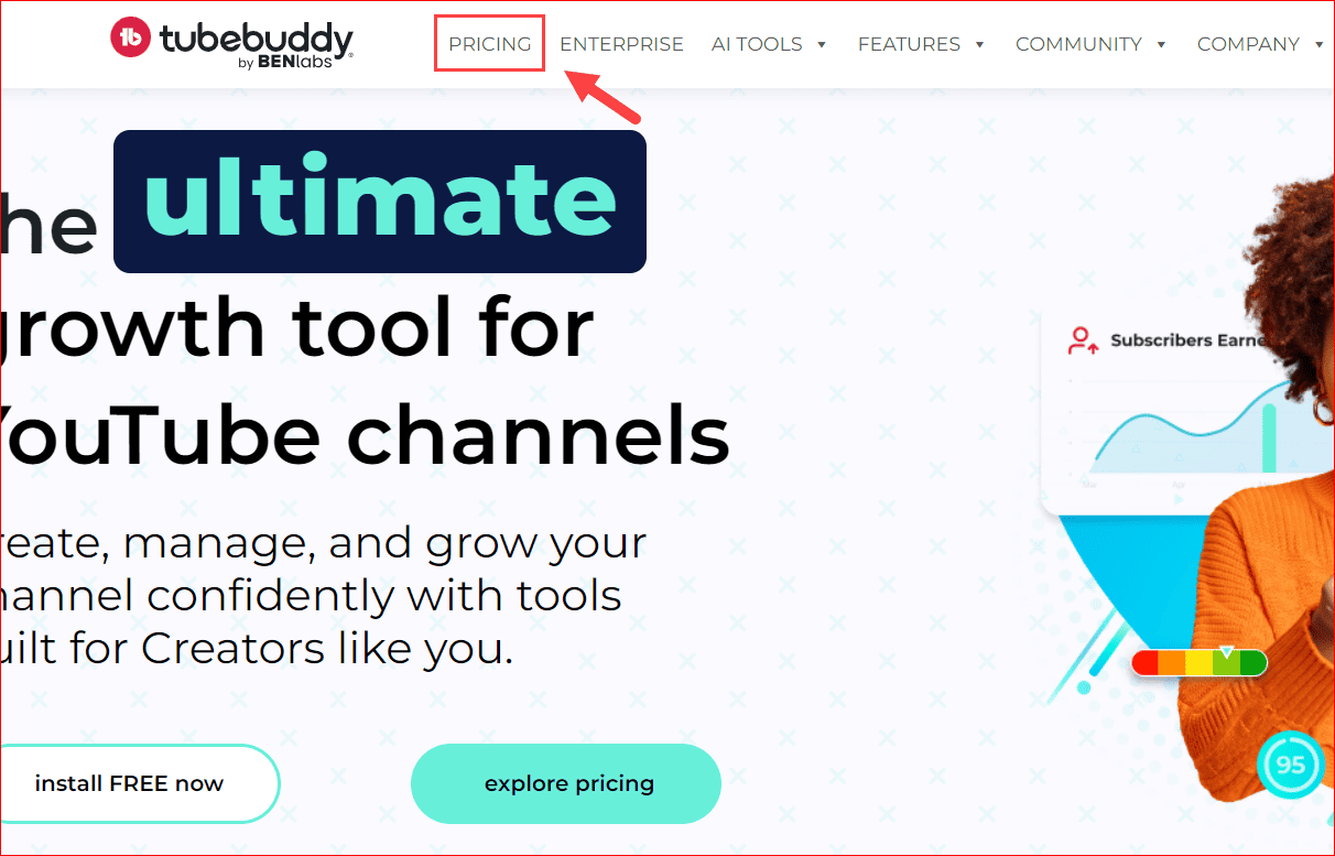 TubeBuddy Home Page