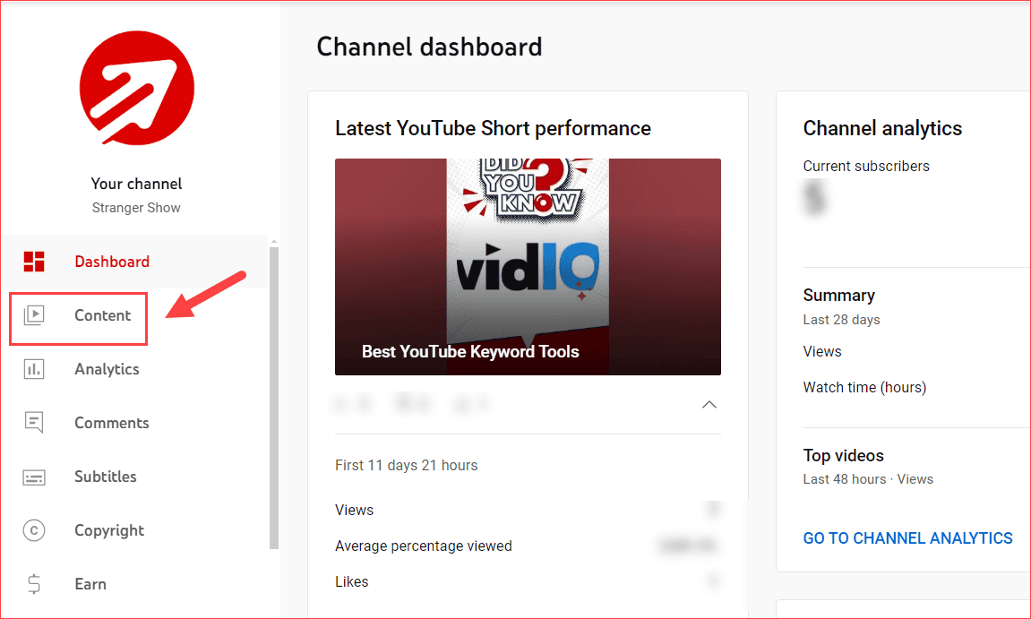 Content Board Channel StrangerShow - How To Trim a YouTube Video