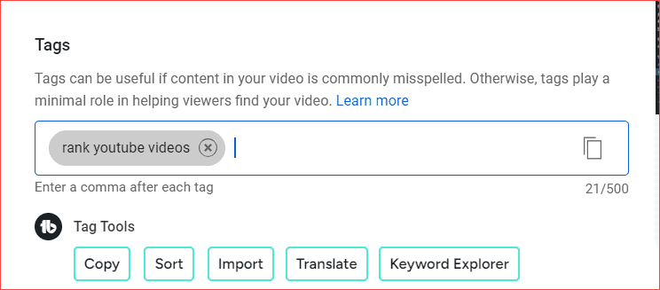 How To Tag YouTube Videos
