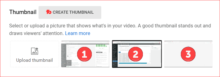 Add thumbnail to YouTube Video