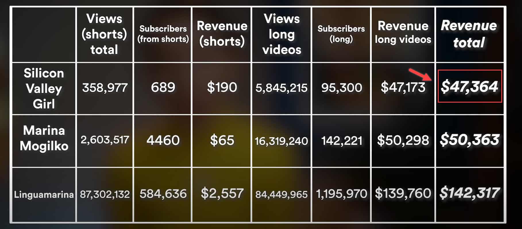 Silicon Valley Girls YouTube Channel Income Report