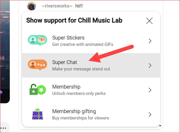 Support Super Chat