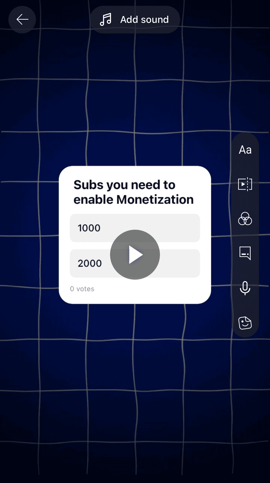 Enabling Monetization Polls on YouTube