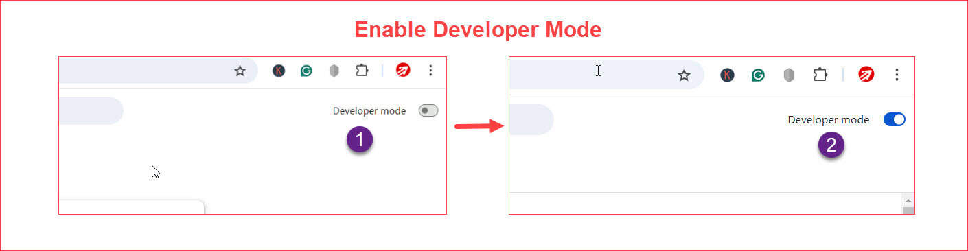 Enable Browser Developer Mode